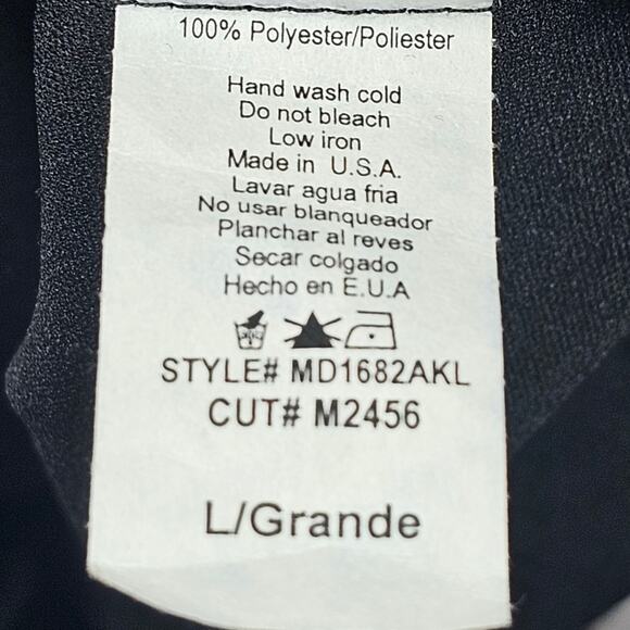 Karlie Multicolored Embroidered Bell Sleeve Velvet Mini Dress NWT Size L - Picture 14 of 15